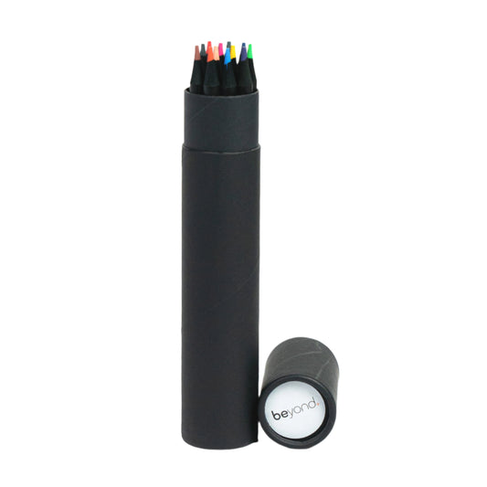 Black Tube Colour Pencil Set