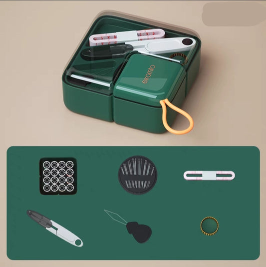 Luxury Sewing Kit - Dark Green