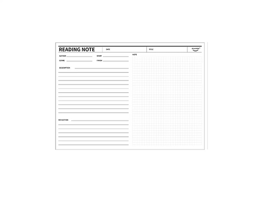 IPLAYBOX Reading Note Sheet Notepad