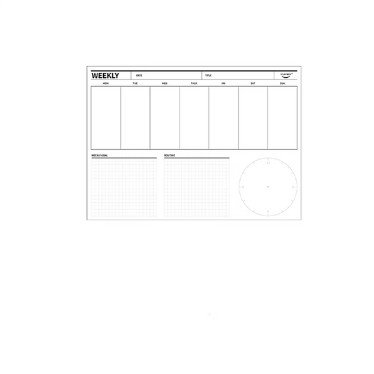 IPLAYBOX Weekly Sheet Notepad