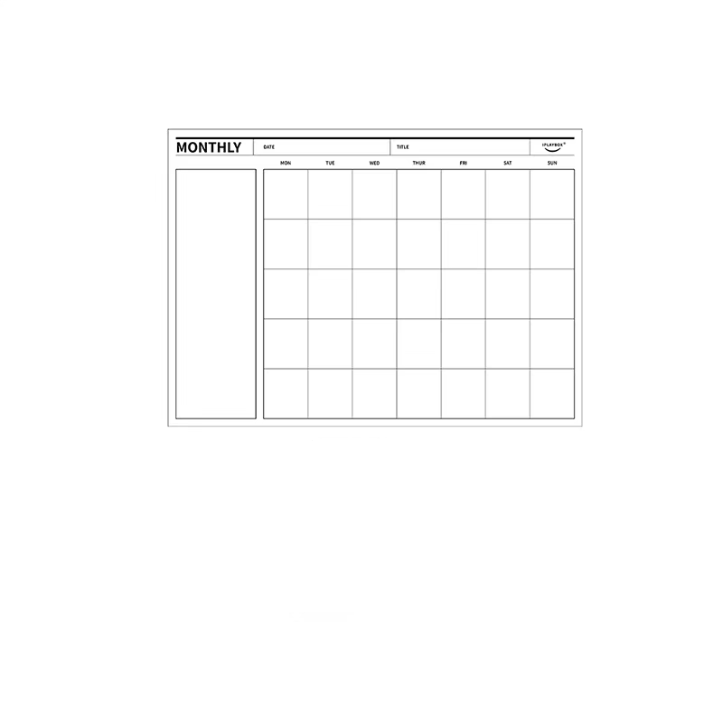 IPLAYBOX Monthly Sheet Notepad