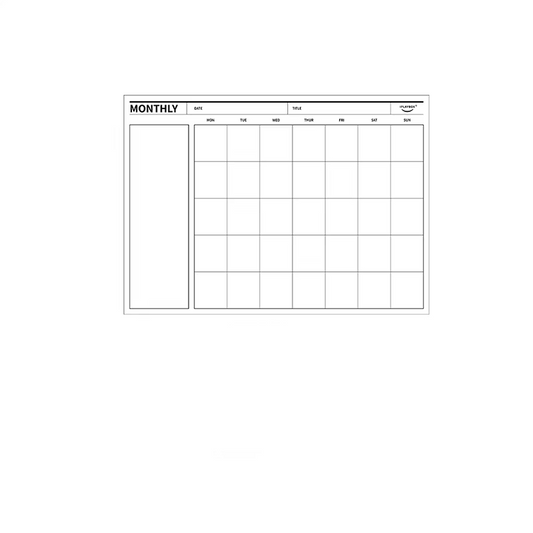 IPLAYBOX Monthly Sheet Notepad