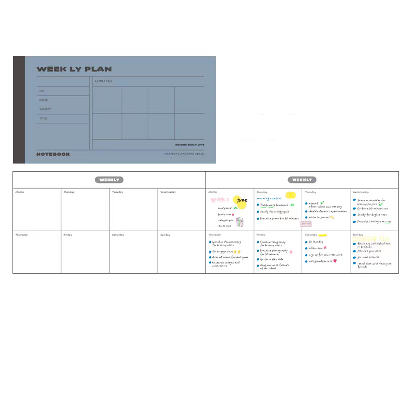 IPLAYBOX Weekly Plan